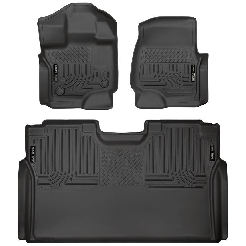 Husky Liners | Front/2nd Seat Floor Liners - F-150 2015-2022 Husky Liners Tapis Protecteur