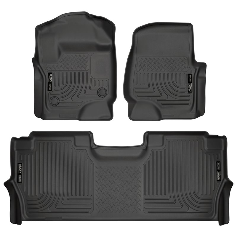 Husky Liners | Front/2nd Seat Floor Liners - F-250 / F-350 2017-2023 Husky Liners Floor Mats