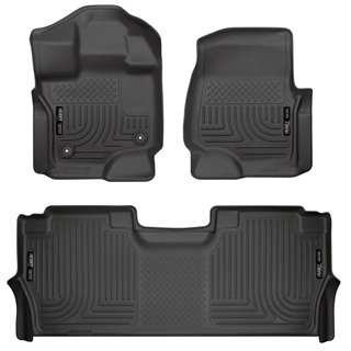 Husky Liners | Front/2nd Seat Floor Liners - F-150 2020-2022 Husky Liners Tapis Protecteur