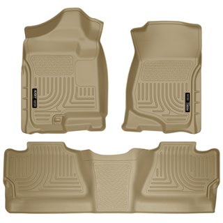 Husky Liners | Front/2nd Seat Floor Liners (Footwell Coverage) - Chevrolet / GMC 2007-2014 Husky Liners Tapis Protecteur