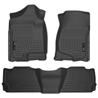 Husky Liners | Front/2nd Seat Floor Liners - Escalade / Tahoe / Yukon 2008-2014 Husky Liners Tapis Protecteur