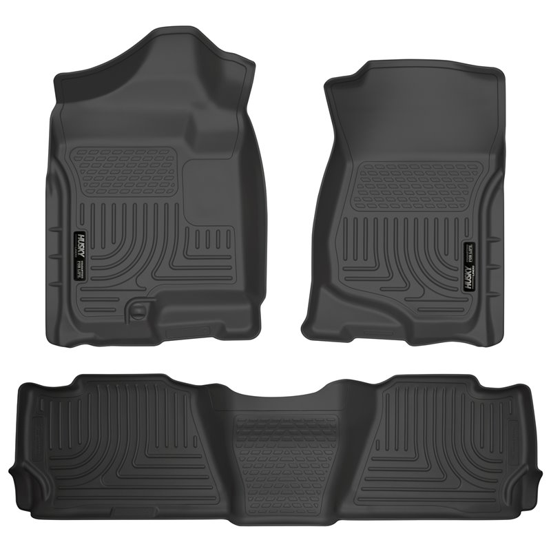 Husky Liners | Front/2nd Seat Floor Liners - Escalade / Tahoe / Yukon 2008-2014 Husky Liners Tapis Protecteur