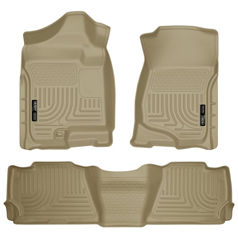 Husky Liners | Front/2nd Seat Floor Liners - Escalade / Tahoe / Yukon 2008-2014 Husky Liners Tapis Protecteur
