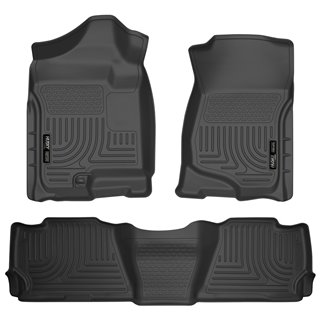 Husky Liners | Front/2nd Seat Floor Liners - Cadillac / Chevrolet / GMC 2008-2014 Husky Liners Tapis Protecteur