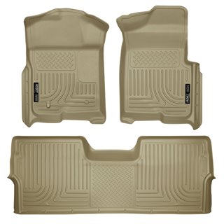 Husky Liners | Front/2nd Seat Floor Liners (Footwell Coverage) - F-150 2009-2014 Husky Liners Tapis Protecteur
