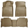 Husky Liners | Front/2nd Seat Floor Liners (Footwell Coverage) - Tundra 4.0L / 4.6L / 5.7L 2010-2011 Husky Liners Tapis Prote...
