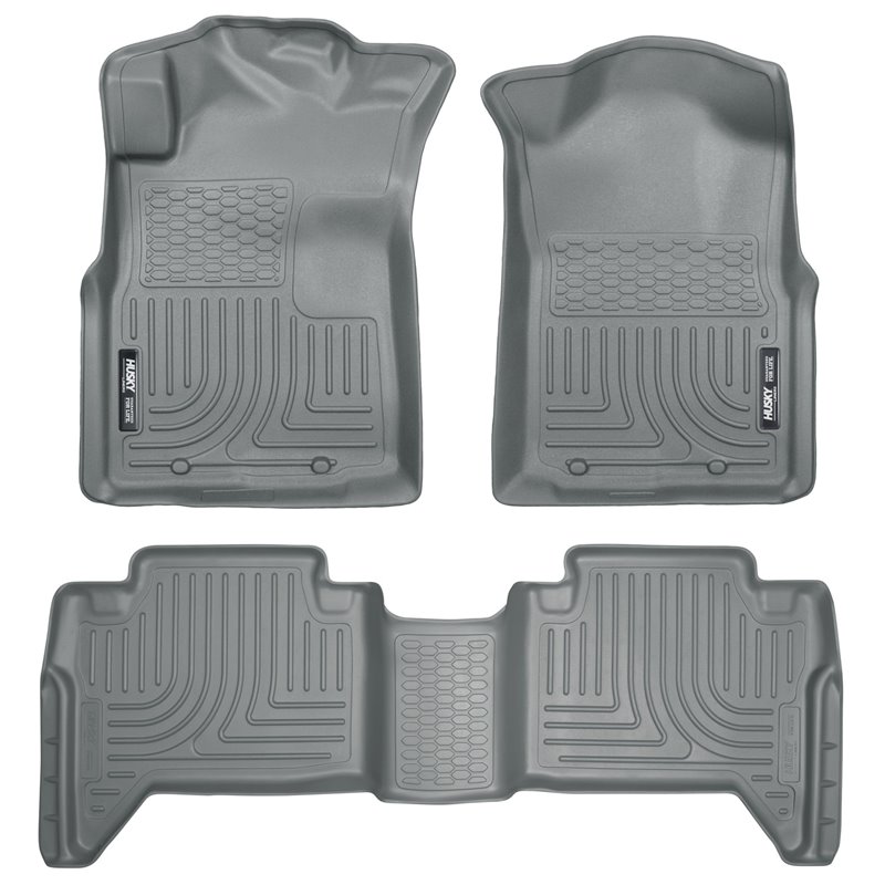 Husky Liners | Front/2nd Seat Floor Liners (Footwell Coverage) - Tacoma 2.7L / 4.0L 2005-2015 Husky Liners Tapis Protecteur