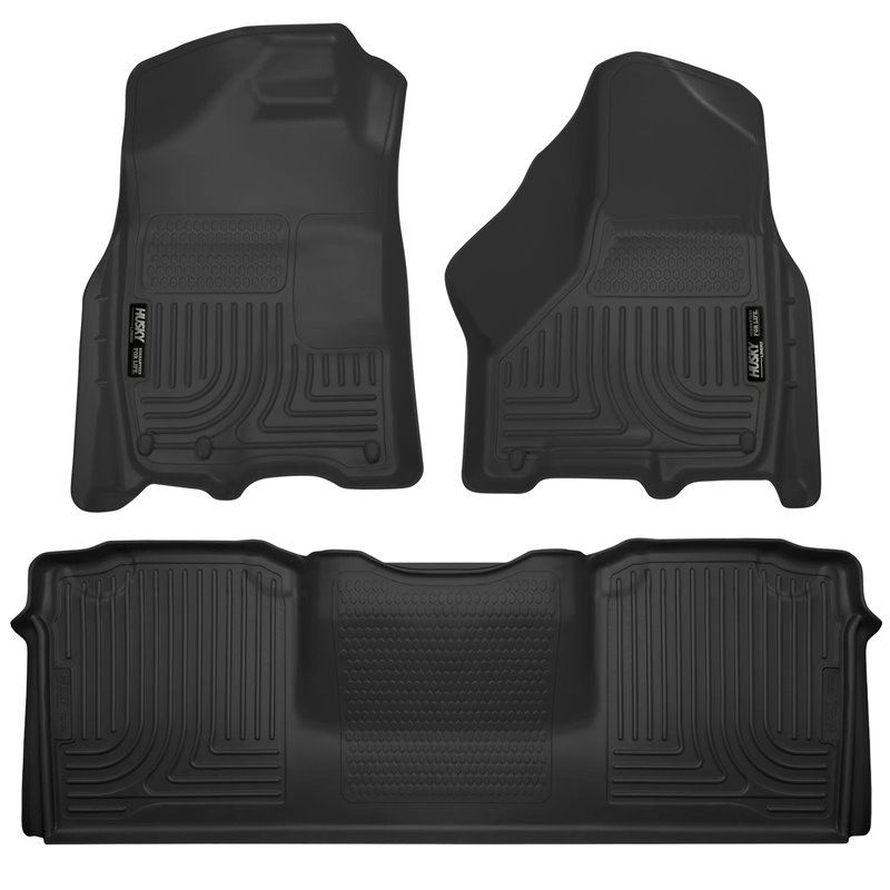 Husky Liners | Front/2nd Seat Floor Liners - Ram 2500 / 3500 2010-2018 Husky Liners Tapis Protecteur