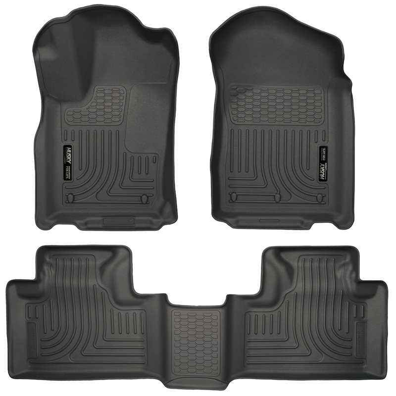 Husky Liners | Front/2nd Seat Floor Liners - Durango / Grand Cherokee 2011-2015 Husky Liners Tapis Protecteur