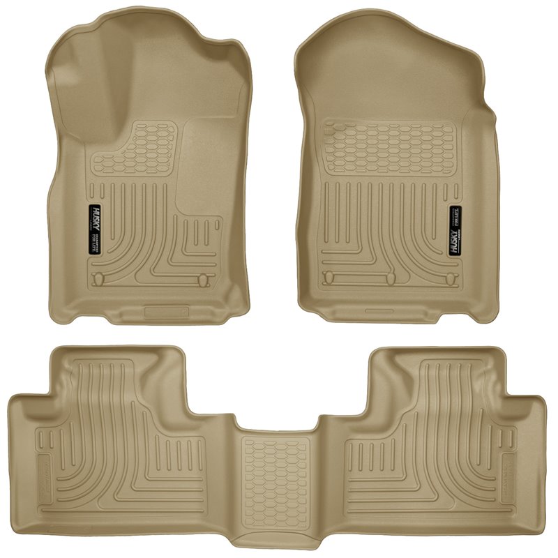 Husky Liners | Front/2nd Seat Floor Liners - Durango / Grand Cherokee 2011-2015 Husky Liners Tapis Protecteur