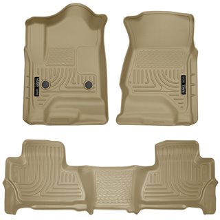 Husky Liners | Front/2nd Seat Floor Liners - Suburban / Suburban 1500 / Yukon XL 5.3L / 6.2L 2015-2020 Husky Liners Tapis Pro...