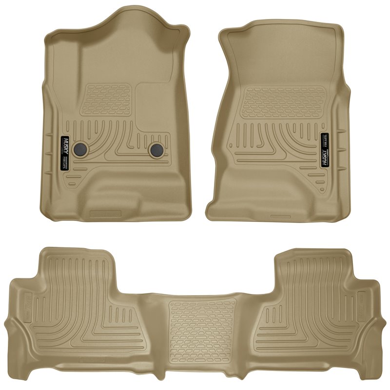 Husky Liners | Front/2nd Seat Floor Liners - Suburban / Suburban 1500 / Yukon XL 5.3L / 6.2L 2015-2020 Husky Liners Tapis Pro...