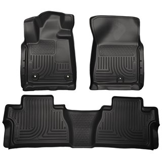 Husky Liners | Front/2nd Seat Floor Liners (Footwell Coverage) - Tundra 4.6L / 5.7L 2014-2022 Husky Liners Tapis Protecteur