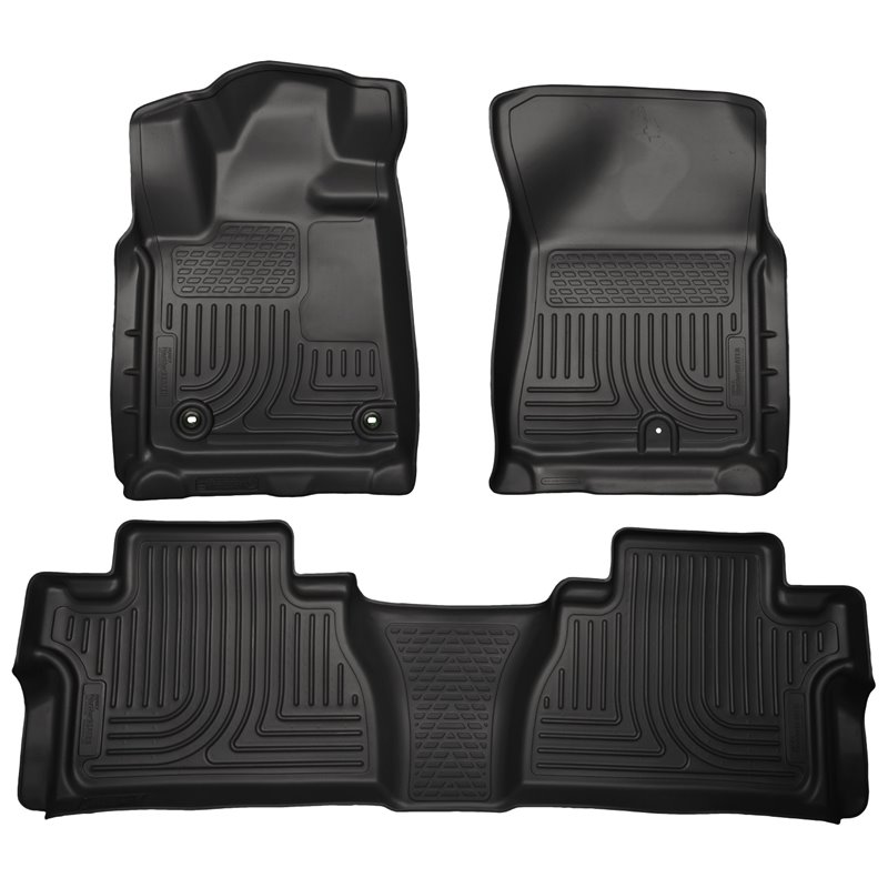 Husky Liners | Front/2nd Seat Floor Liners (Footwell Coverage) - Tundra 4.6L / 5.7L 2014-2022 Husky Liners Tapis Protecteur