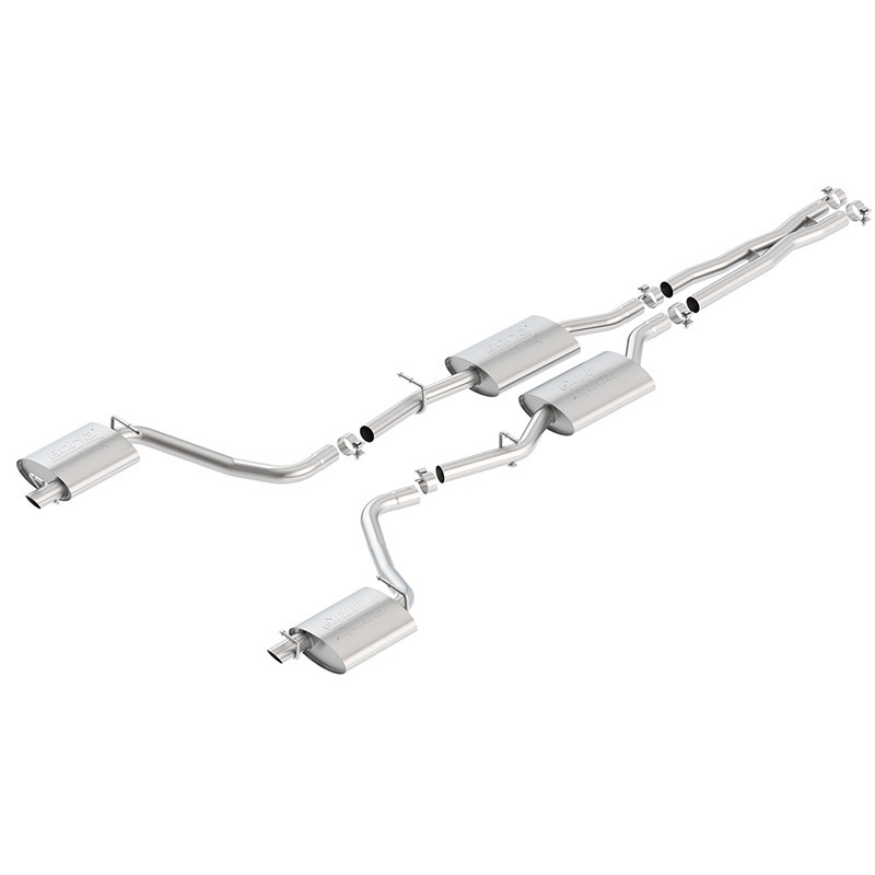 Borla | Cat-Back Exhaust ATAK - Challenger SXT / GT V6 - 2015-2020 BORLA Cat-Back Exhausts
