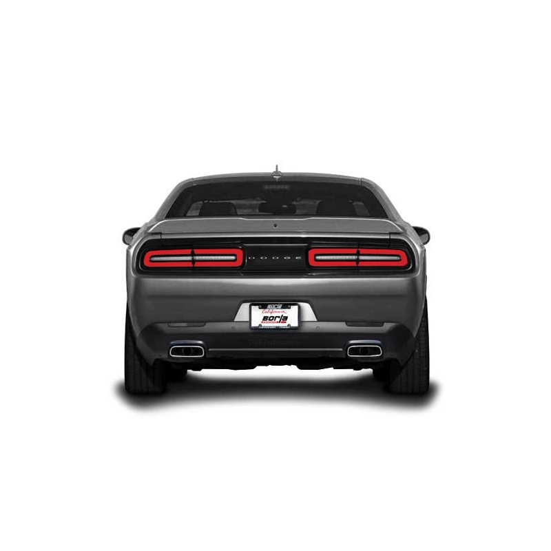 Borla | Cat-Back Exhaust ATAK - Challenger SXT / GT V6 - 2015-2020 BORLA Cat-Back Exhausts