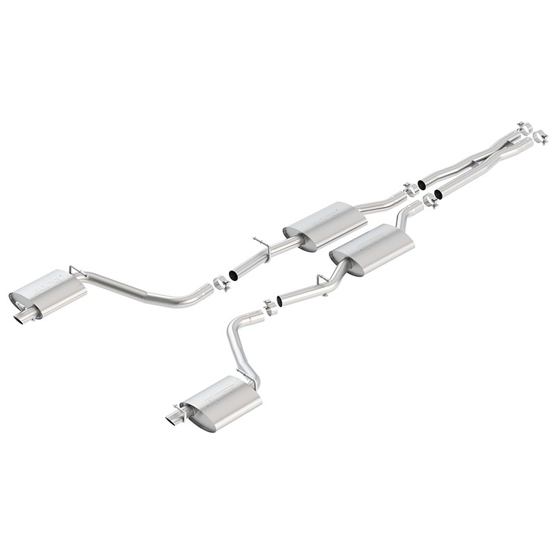 Borla | Cat-Back Exhaust S-Type - Challenger SXT / GT V6 - 2015-2020 BORLA Cat-Back Exhausts