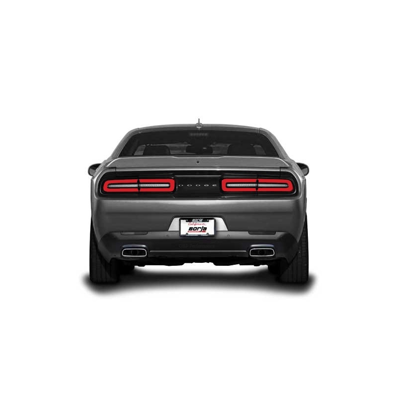 Borla | Cat-Back Exhaust S-Type - Challenger SXT / GT V6 - 2015-2020 BORLA Cat-Back Exhausts