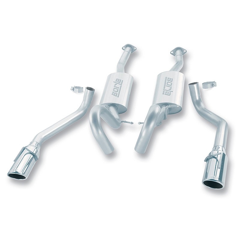 Borla | Cat-Back Exhaust Touring - Mustang GT 4.6L - 1999-2004 BORLA Cat-Back Exhausts