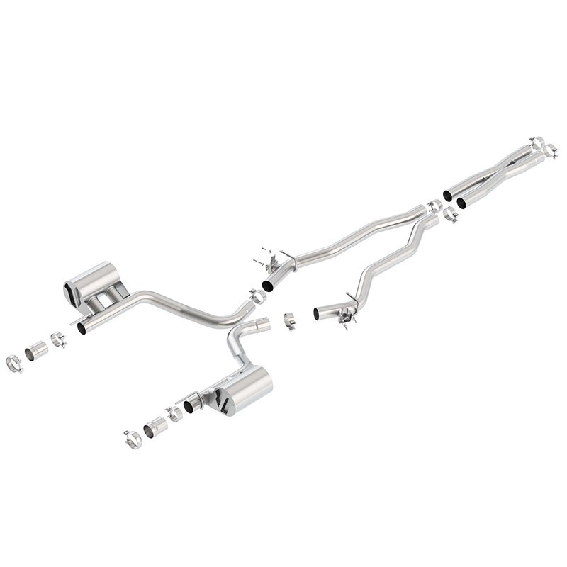 Borla | Cat-Back Exhaust ATAK - Challenger SRT 392 / Scat Pack - 2015-2020 BORLA Cat-Back Exhausts