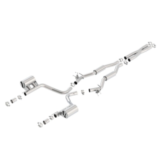 Borla | Cat-Back Exhaust S-Type - Challenger SRT 392 / Scat Pack - 2015-2020 BORLA Cat-Back Exhausts