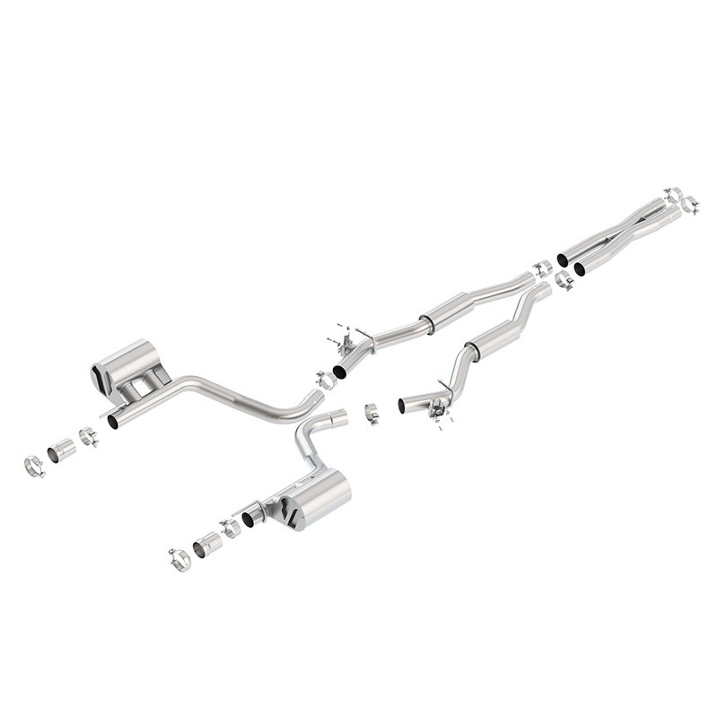 Borla | Cat-Back Exhaust S-Type - Challenger SRT 392 / Scat Pack - 2015-2020 BORLA Cat-Back Exhausts