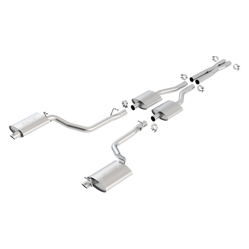Borla | Cat-Back Exhaust S-Type - 300C / Charger R/T 5.7L - 2011-2014 BORLA Cat-Back Exhausts