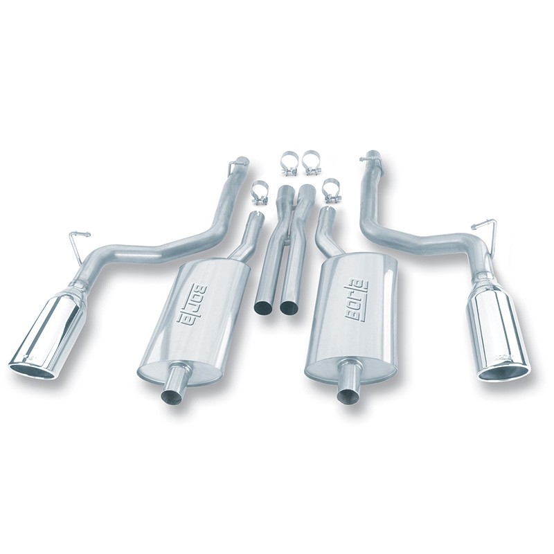 Borla | Cat-Back Exhaust S-Type - 300C / Charger-Magnum R/T - 2005-2010 BORLA Cat-Back Exhausts