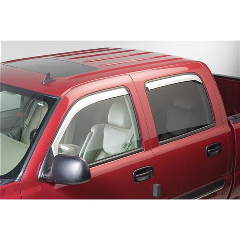 Putco | Element Chrome Window Visor In Channel - Ram 1500 / 2500 / 3500 2009-2022 Putco Side Window Deflectors