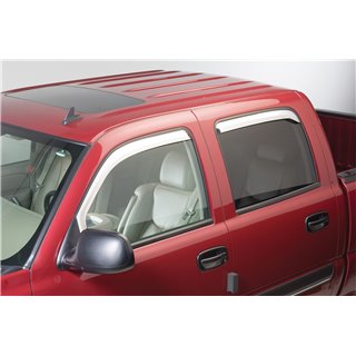 Putco | Element Chrome Window Visor In Channel - Ram 1500 / 2500 / 3500 2009-2020 Putco Side Window Deflectors