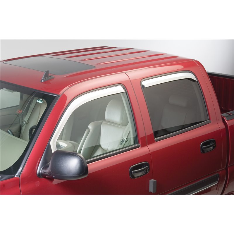 Putco | Element Chrome Window Visor In Channel - Ram 1500 / 2500 / 3500 2009-2020 Putco Side Window Deflectors