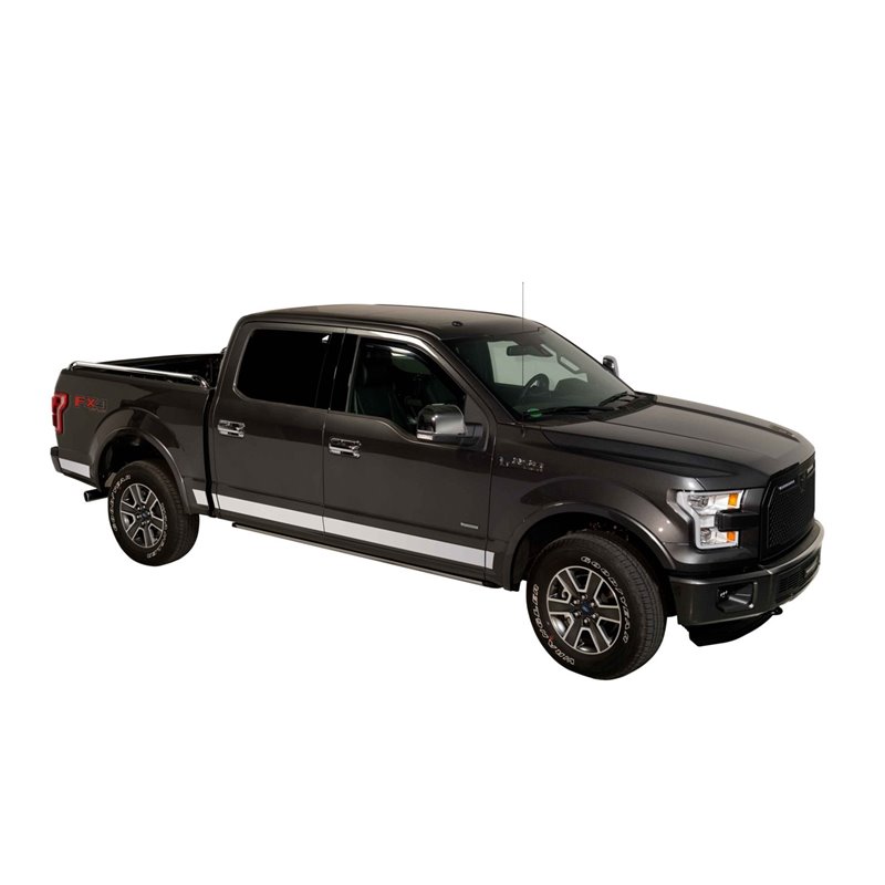 Putco | Element Tinted Window Visor In Channel - F-150 / F-250 / F-350 2015-2022 Putco Side Window Deflectors