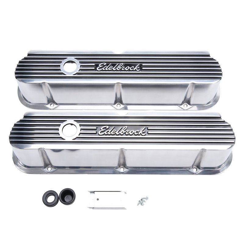 Edelbrock | Engine Valve Cover Set - Mustang SVT Cobra R 5.8L 1995-1995 Edelbrock Internal Engine Components