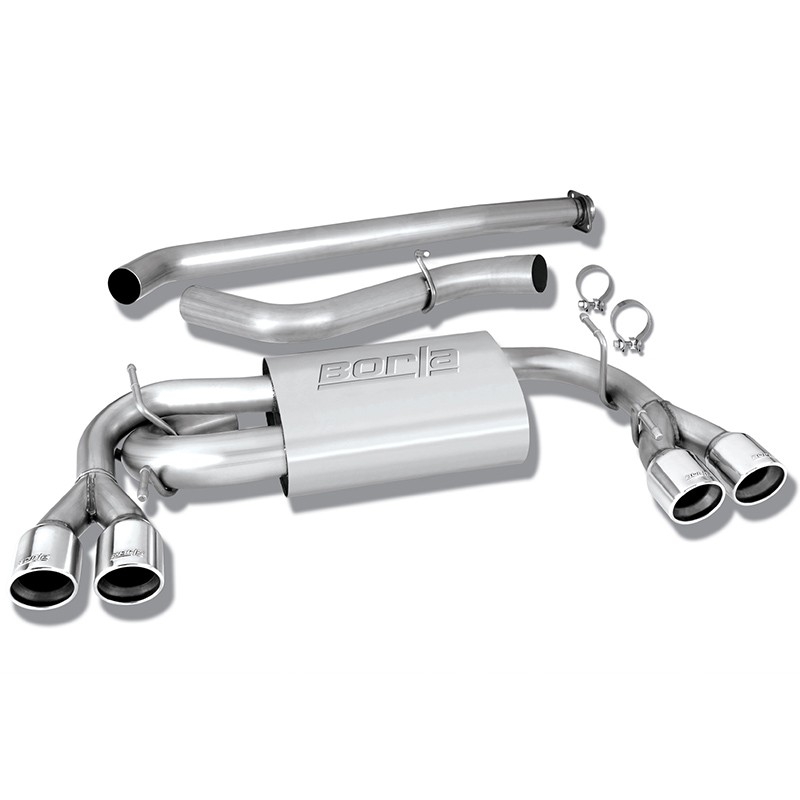 Borla | Cat-Back Exhaust S-Type - WRX / STI Hatchback 2008-2014 BORLA Cat-Back Exhausts