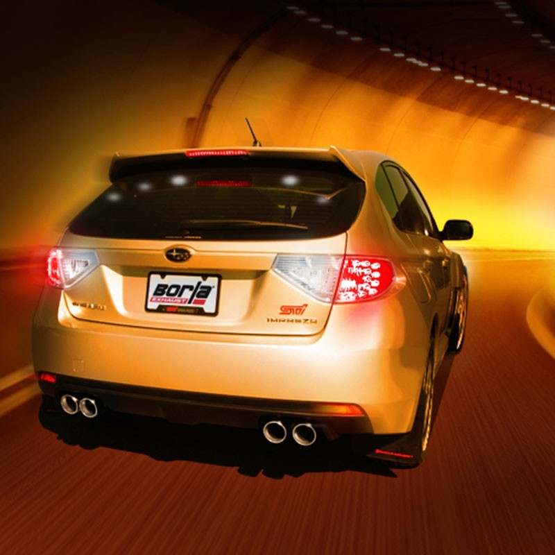 Borla | Cat-Back Exhaust S-Type - WRX / STI Hatchback 2008-2014 BORLA Cat-Back Exhausts