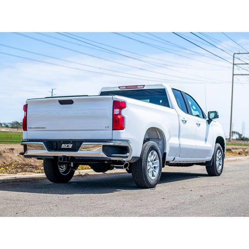 Borla | Cat-Back Exhaust S-Type - Silverado / Sierra 1500 2.7L - 2019-2020 BORLA Cat-Back Exhausts