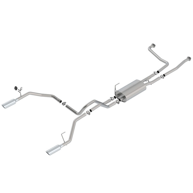 Borla | Cat-Back Exhaust S-Type - Nissan Titan V8 5.6L - 2016-2019 BORLA Cat-Back Exhausts