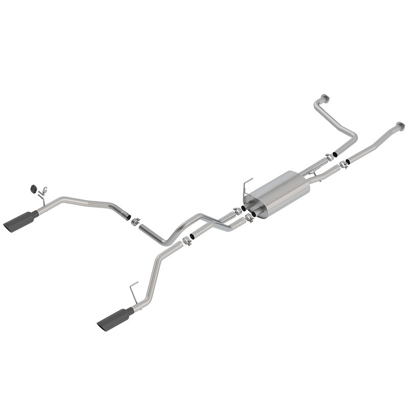 Borla | Cat-Back Exhaust S-Type - Nissan Titan V8 5.6L - 2016-2019 BORLA Cat-Back Exhausts