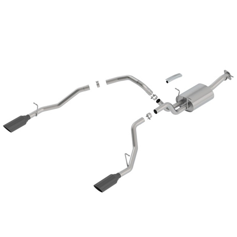 Borla | Cat-Back Exhaust S-Type - RAM 1500 HEMI 5.7L - Ram 1500 5.7L 2019-2023 BORLA Cat-Back Exhausts