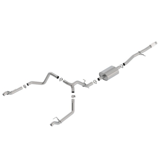 Borla | Cat-Back Exhaust S-Type - Silverado / Sierra 1500 5.3L - 2019-2020 BORLA Cat-Back Exhausts