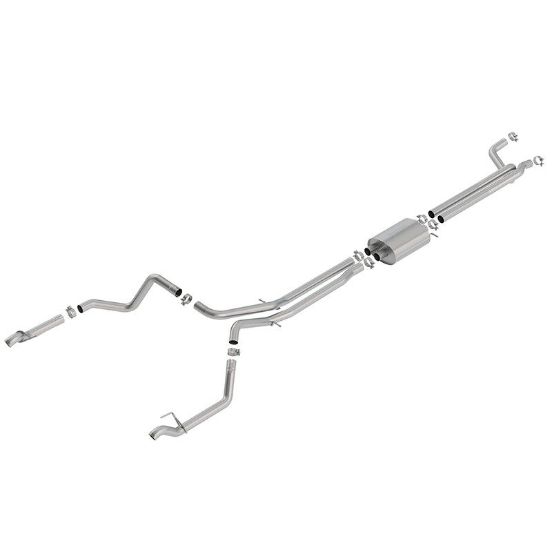 Borla | Cat-Back Exhaust S-Type - Silverado / Sierra 1500 6.2L - 2019-2020 BORLA Cat-Back Exhausts