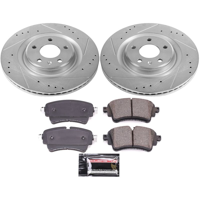 PowerStop | Z23 Evolution Sport Performance Disc Brake Pad & Rotor Kit - Audi 2.0T / 3.0L / 3.0T 2017-2019 PowerStop Ensemble...