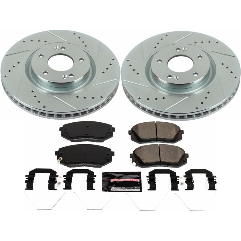 PowerStop | Z23 Evolution Sport Performance Disc Brake Pad & Rotor Kit - Sonata / Optima 2016-2019 PowerStop Ensemble de freins