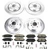 PowerStop | Z23 Evolution Sport Performance Disc Brake Pad & Rotor Kit - Front & Rear - Pilot / Ridgeline 3.5L 2016-2021 Powe...
