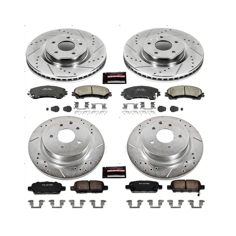 PowerStop | Z23 Evolution Sport Performance Disc Brake Pad & Rotor Kit - QX50 3.7L 2016-2017 PowerStop Ensemble de freins