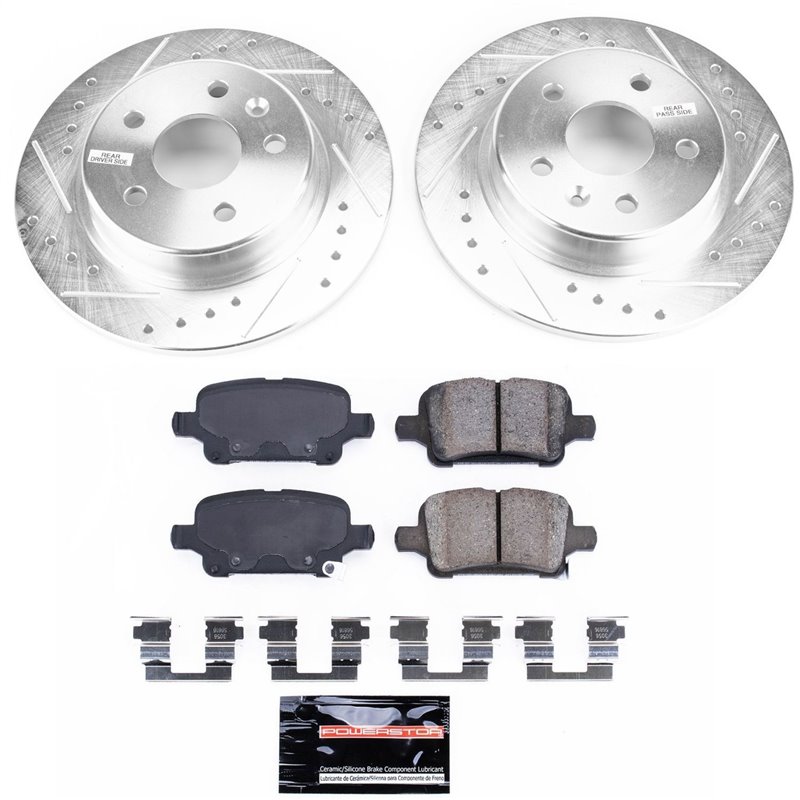 PowerStop | Z23 Evolution Sport Performance Disc Brake Pad & Rotor Kit - Bolt EV / Cruze / Volt / 1.4T / 1.6L / 1.5L 2016-201...