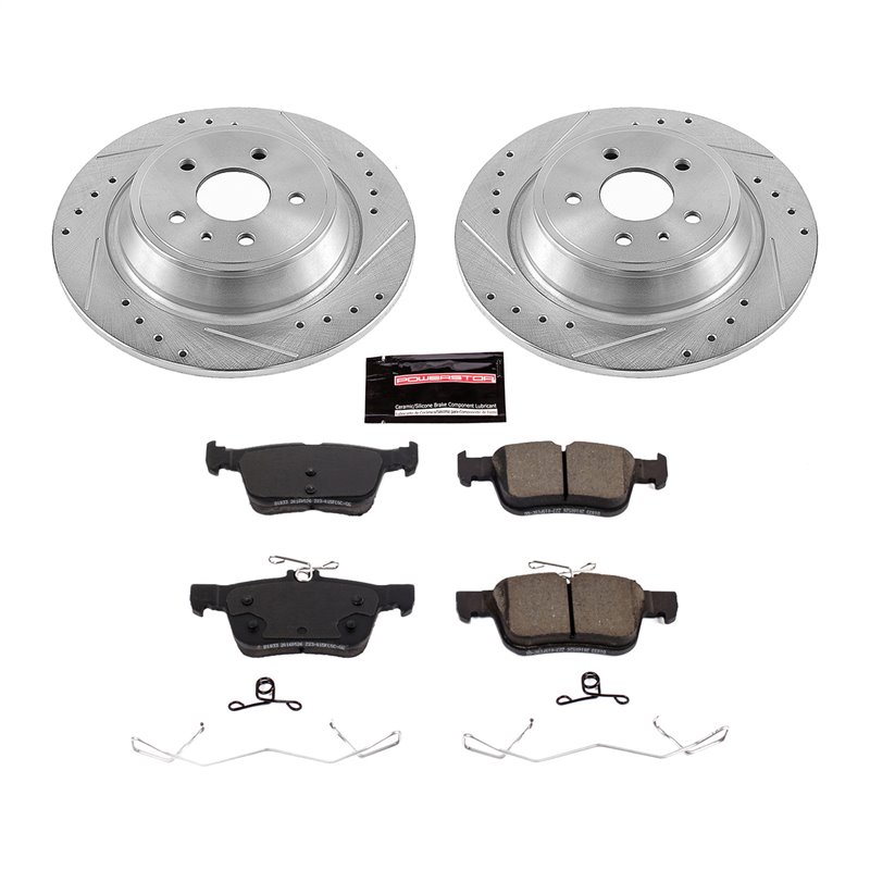PowerStop | Z23 Evolution Sport Performance Disc Brake Pad & Rotor Kit - Rear - Escape / Fusion 2017-2020 PowerStop Brake Kits