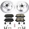 PowerStop | Z23 Evolution Sport Performance Disc Brake Pad & Rotor Kit - Pilot / Ridgeline 3.5L 2016-2019 PowerStop Ensemble ...