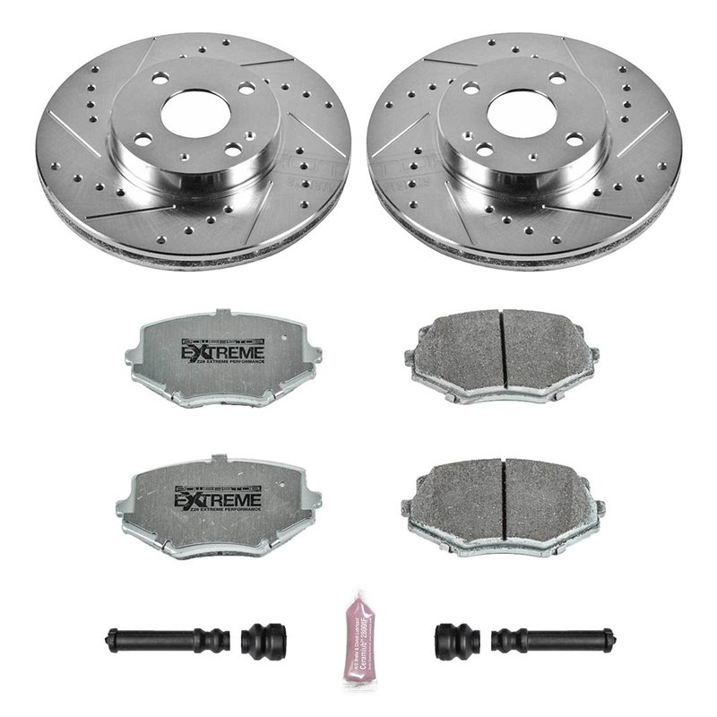 PowerStop | Z26 Street Warrior Disc Brake Pad & Rotor Kit - Front - MX-5 Miata 1.8L 1994-2005 PowerStop Brake Kits