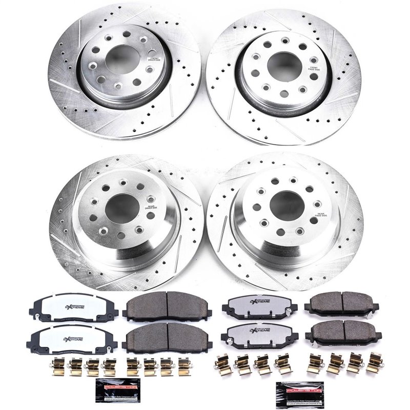 PowerStop | Z36 Severe-Duty Disc Brake Pad & Rotor Kit - Wrangler (JL) 2.0T / 3.6L 2018-2019 PowerStop Ensemble de freins